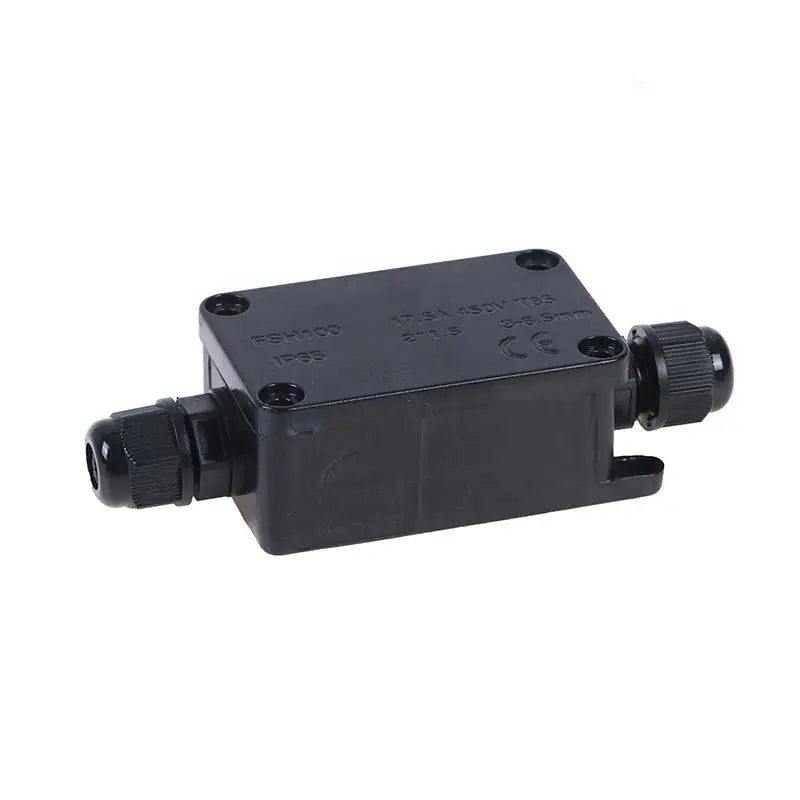 1/2sets 450V 2Way IP66 Outdoor Waterproof Cable Connector Junction Box With Terminal Peaceful Pleasures Health and Wellness 1pc
