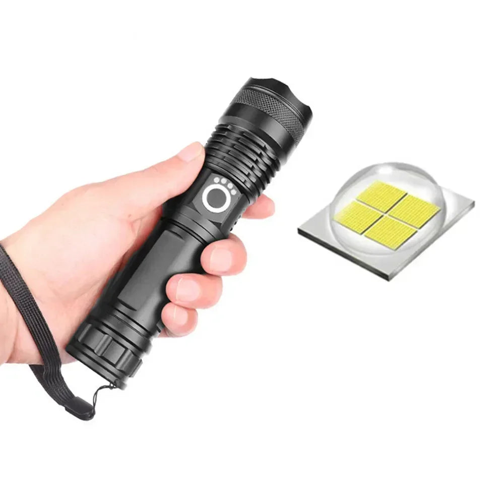 ESMARTER XHP70.2 30W USB Rechargeable Tactical Flashlight