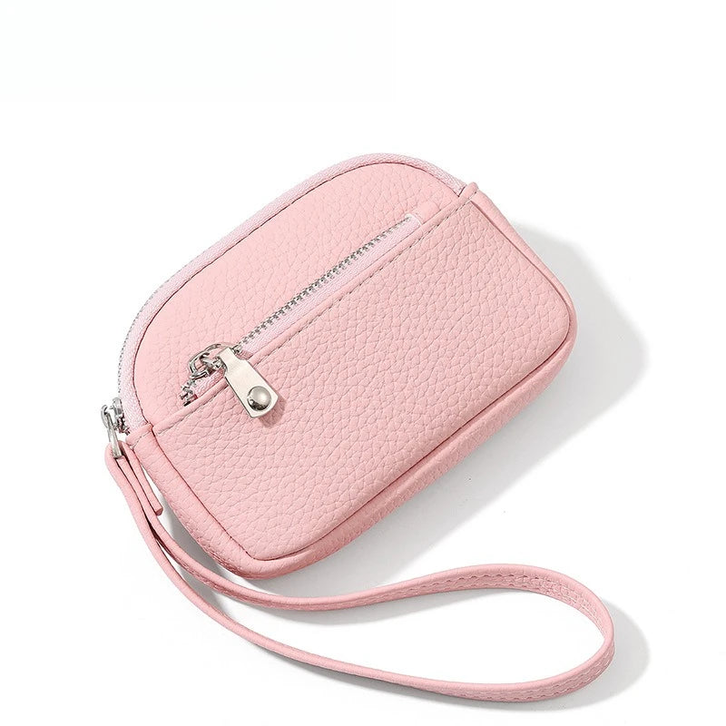 Mini PU Leather Lipstick Bag | Keychain Coin Purse & Earphone Pouch