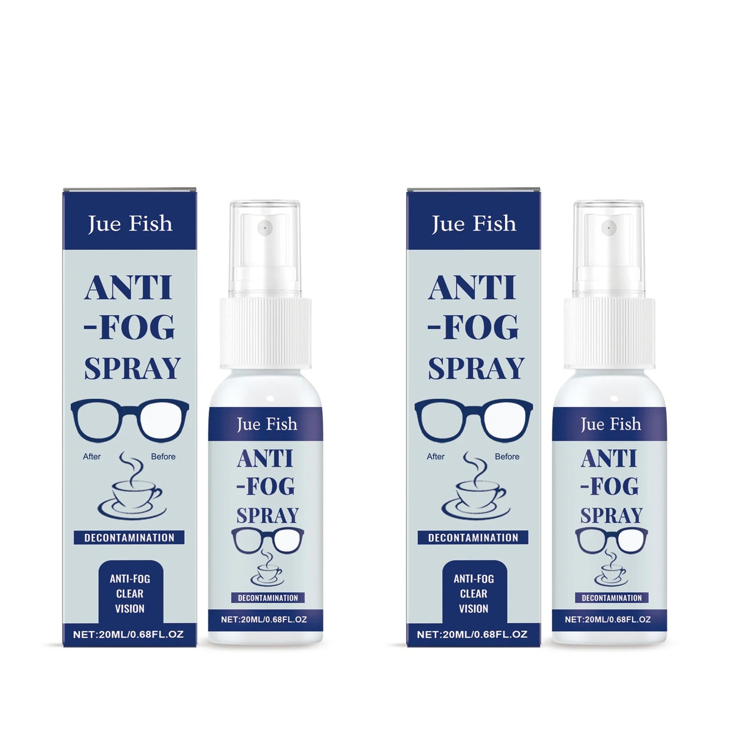 Anti-Fog Eyeglass Cleaning Spray | Lens Cleaner & Defogger 20ml