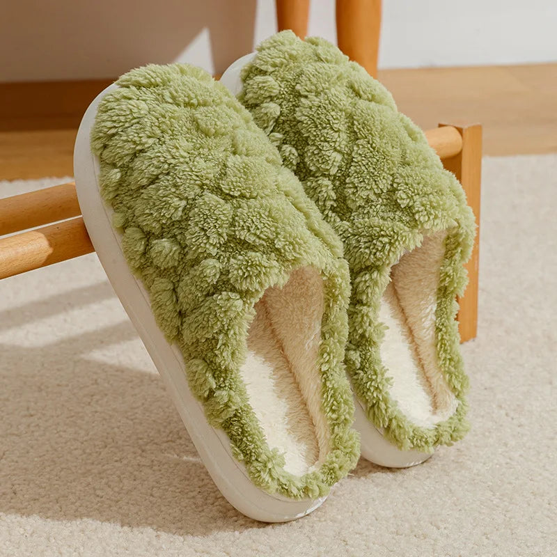 Winter Cotton Slippers | Warm Non-Slip Indoor House Shoes
