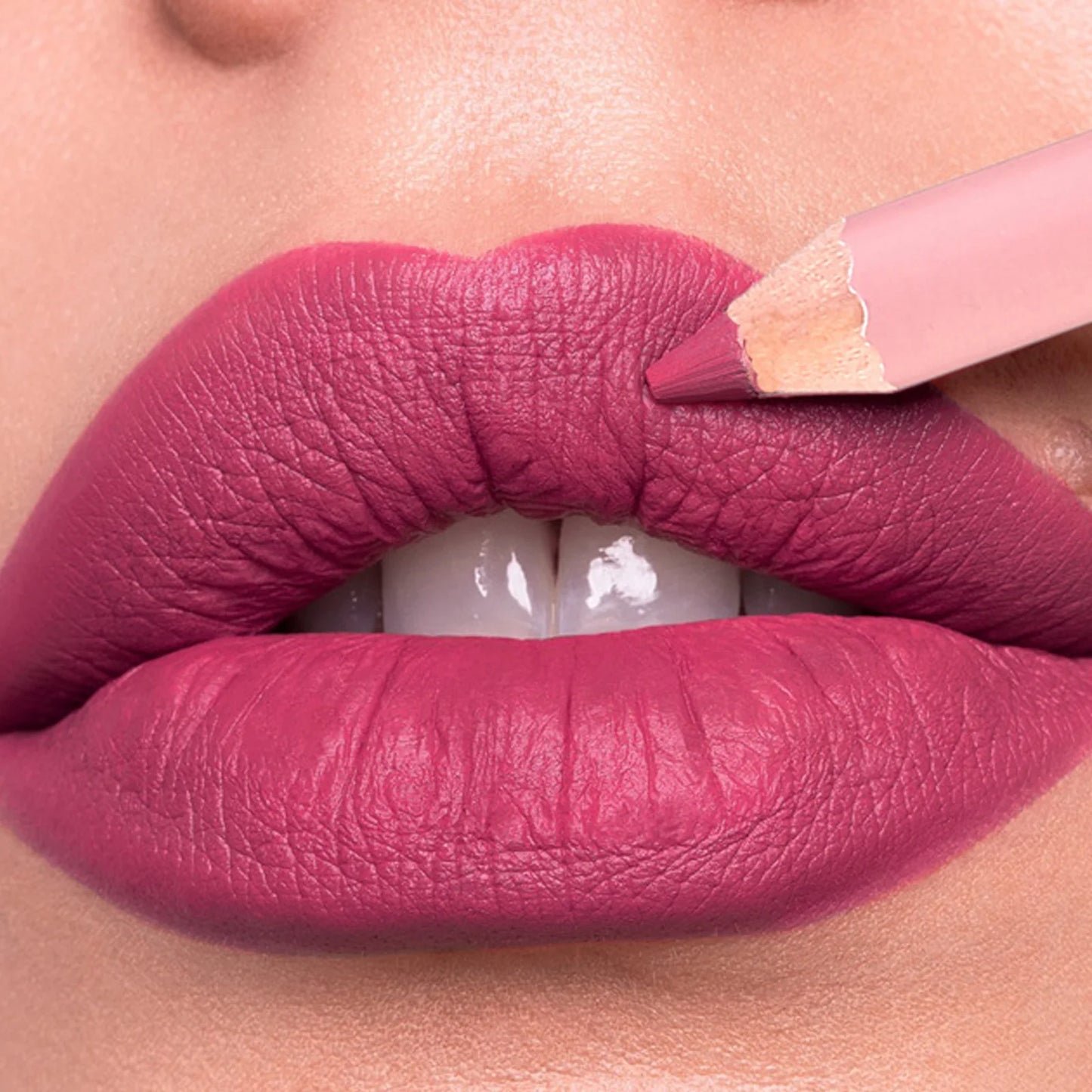 12-Color Matte Waterproof Lip Liner Pencil Set – Nude & Pink
