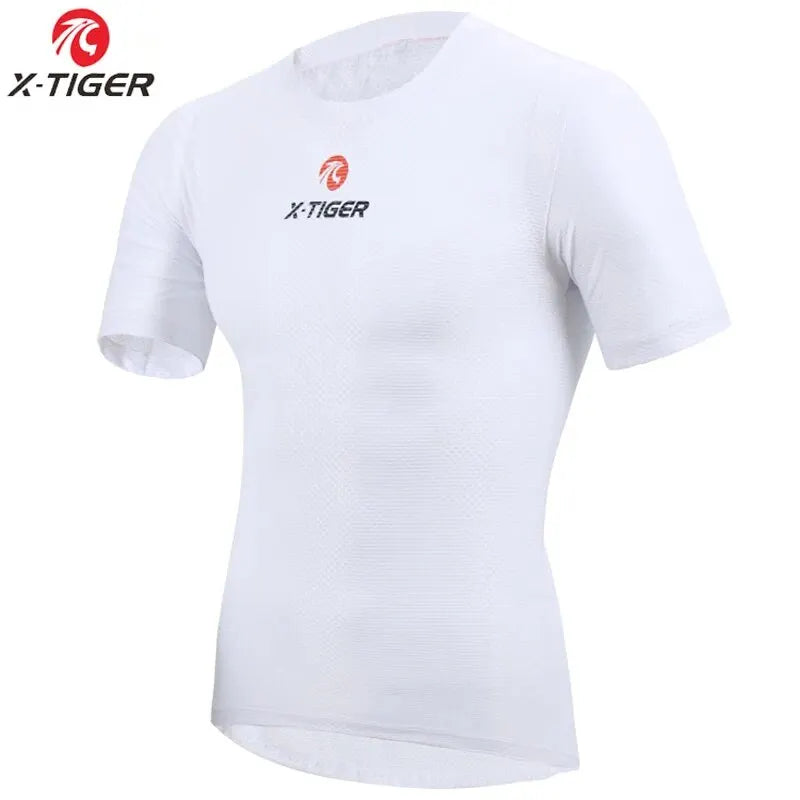 X-TIGER Men's Quick-Dry Mesh Cycling Undershirt | Base Layer