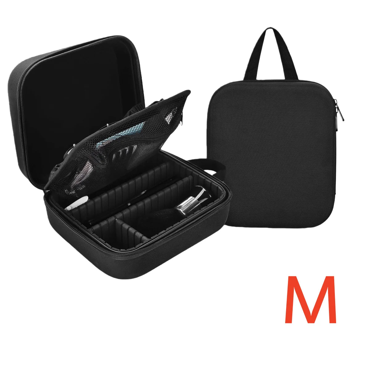 Large Capacity Portable Salon Makeup Handbag Cosmetic Organizer with Premium Quality Hairdressing Supplies SML Sizes Available Peaceful Pleasures Health and Wellness M