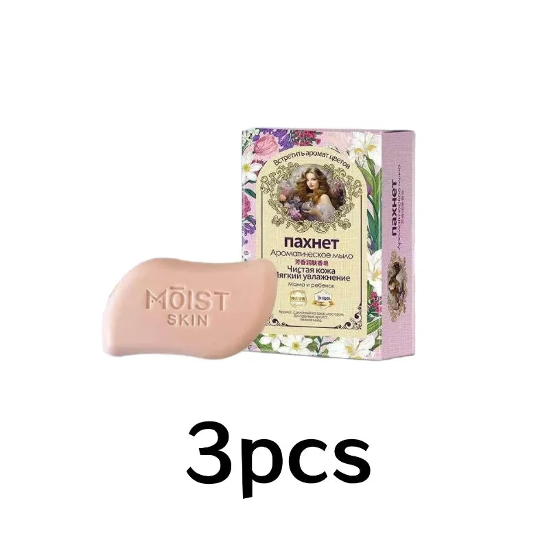 Sweet Peach Handmade Bath Soap Natural Plant Extract Gentle Oil-control Moisturizing Facial Soap Long-lasting Fragrance Soap Peaceful Pleasures Health and Wellness A-3PCS