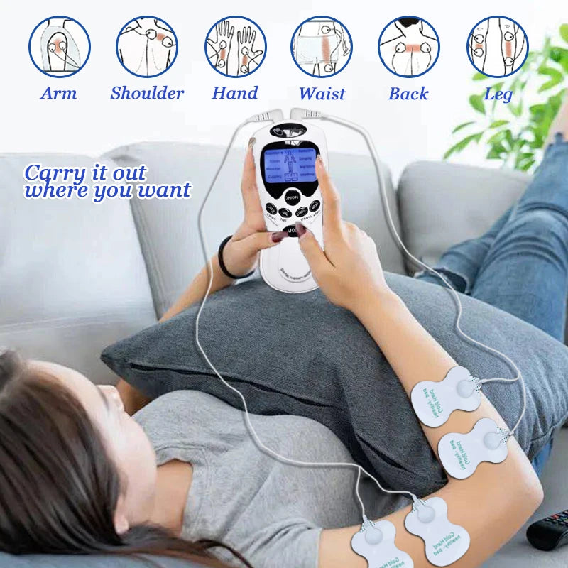 The Massager Features 8 Modes and 15 Intensity Levels, Suitable for Relaxing Muscles Throughout the Body, Especially after Exercise; Portable Design, Ideal for Athletes and Fitness Enthusiasts to Carry with Them; a Perfect Gi Peaceful Pleasures Health and Wellness