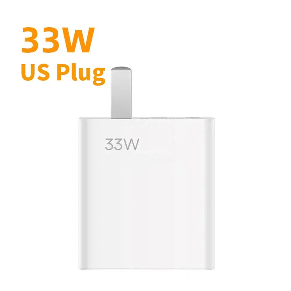 33W Quick Charge 3.0 USB Wall Charger + 6A Type-C Cable