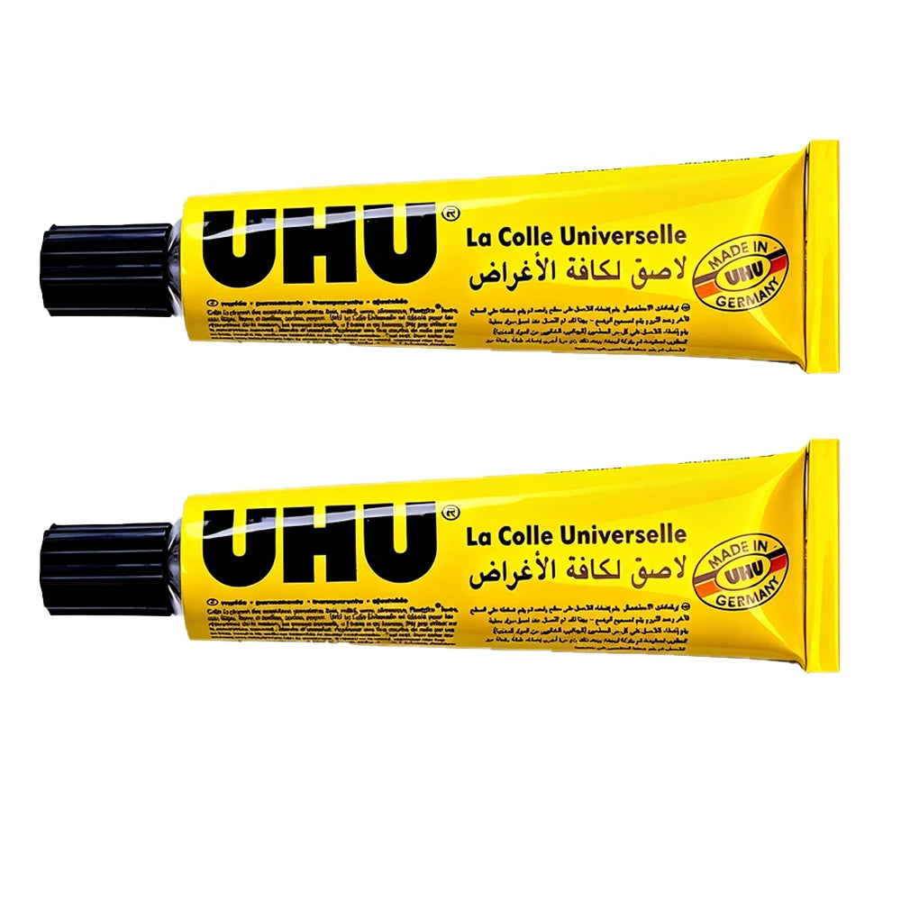 UHU All Purpose Clear Glue 35ml – Fabric, Leather & DIY Adhesive