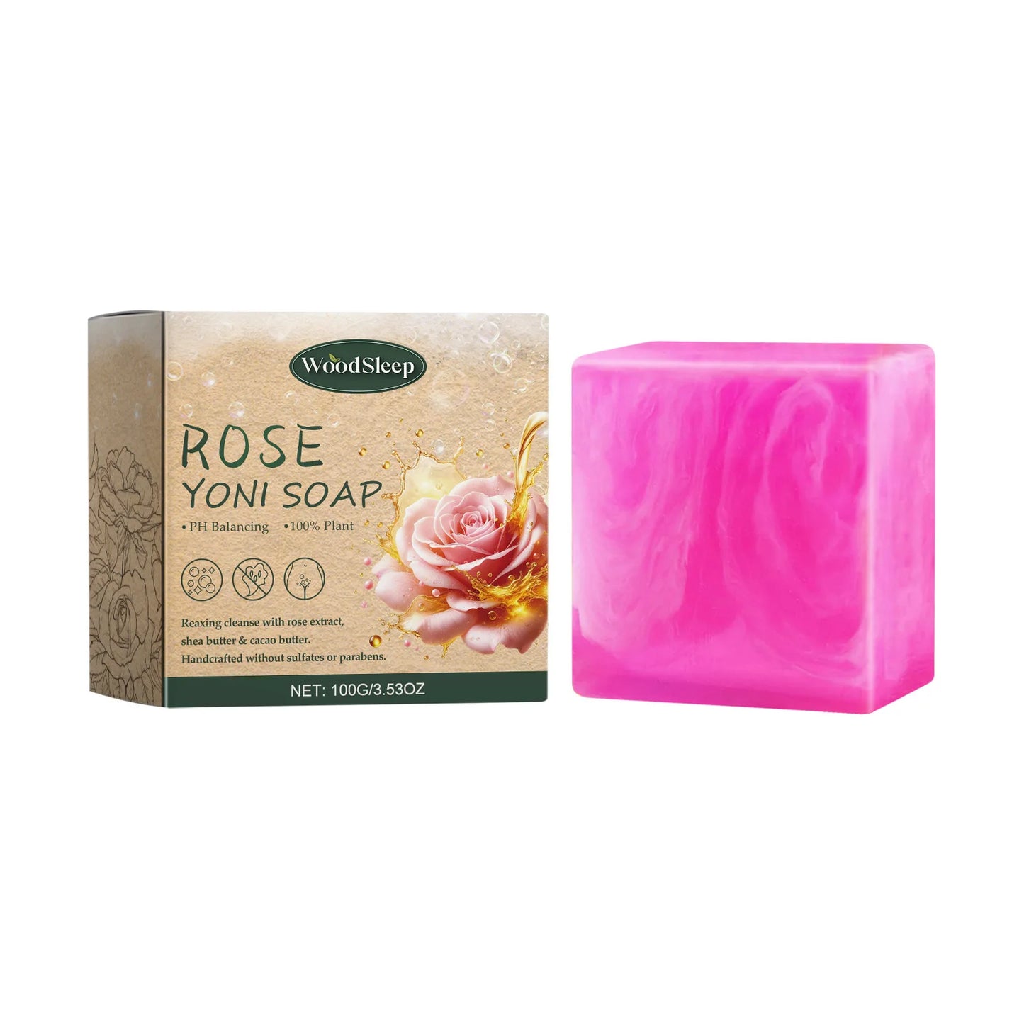 Yoni Bar Soap – pH Balance Feminine Wash | Strawberry Scent