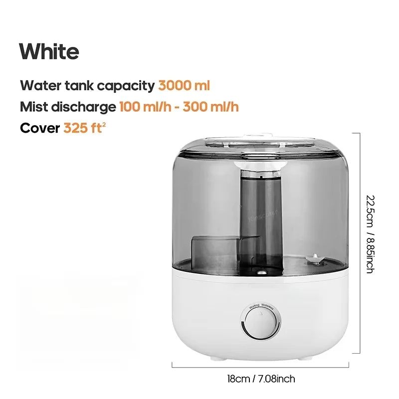 HOMEFISH CK2 3L Silent Humidifier & Aroma Diffuser + Remote