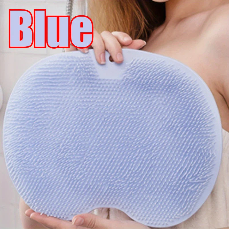 Silicone Foot Scrubber Massage Pad – Non-Slip Bath Mat