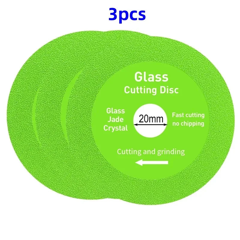 100mm Diamond Cutting Disc for Glass, Tile & Ceramic | 1–3 Pack Peaceful Pleasures Health and Wellness 3pcs