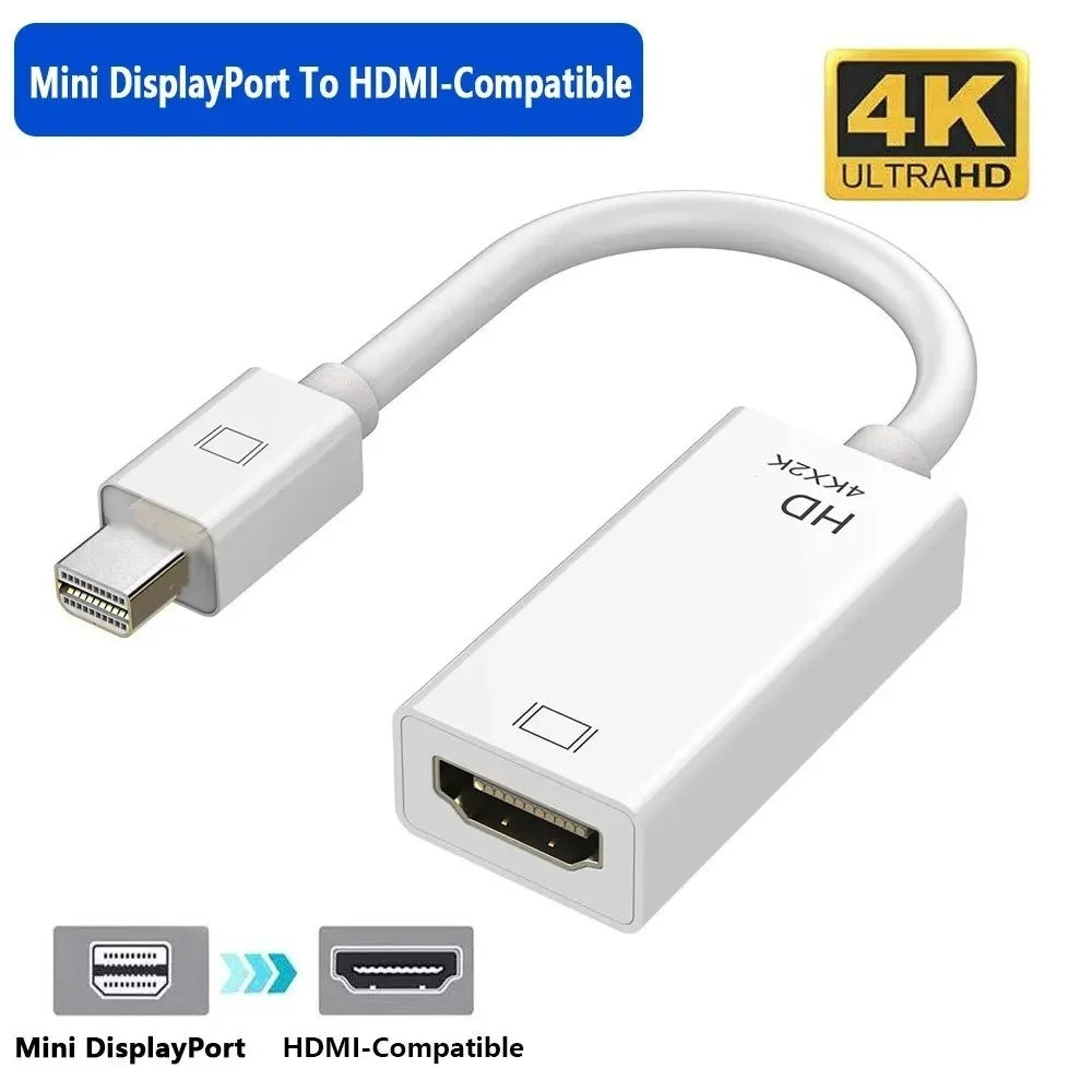 Mini DisplayPort to HDMI 4K Adapter for MacBook, Dell & Surface