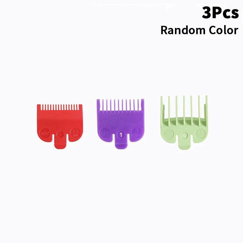 2/3/4/8/10Pcs Universal Men Hair Clipper Limit Comb Salon Barber Cutting Guide Replacement Attachment Hair Trimmer Styling Tool Peaceful Pleasures Health and Wellness 3Pcs