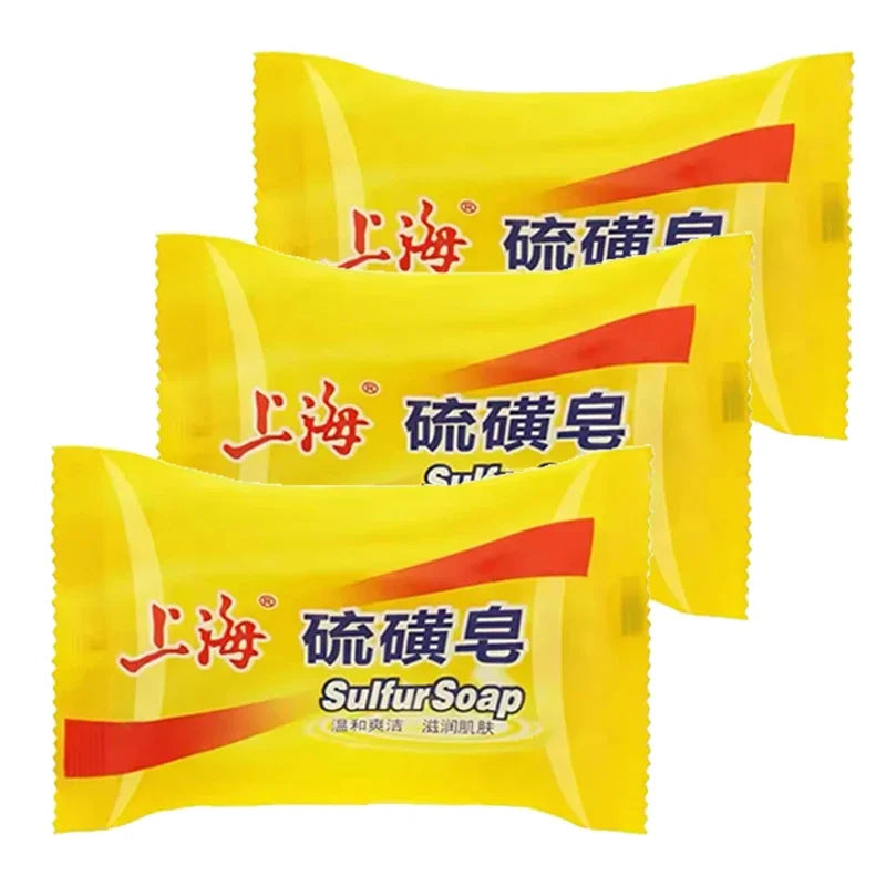 Shanghai Sulfur Soap Oil-Control Cleansing Bar | 3/5 Pack