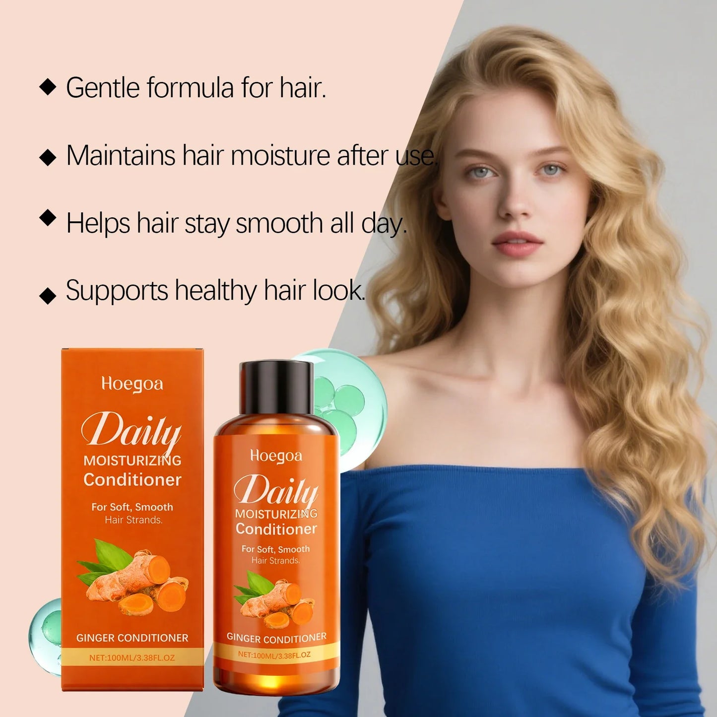 HOEGOA Ginger Hair Growth Shampoo – Strengthen & Nourish