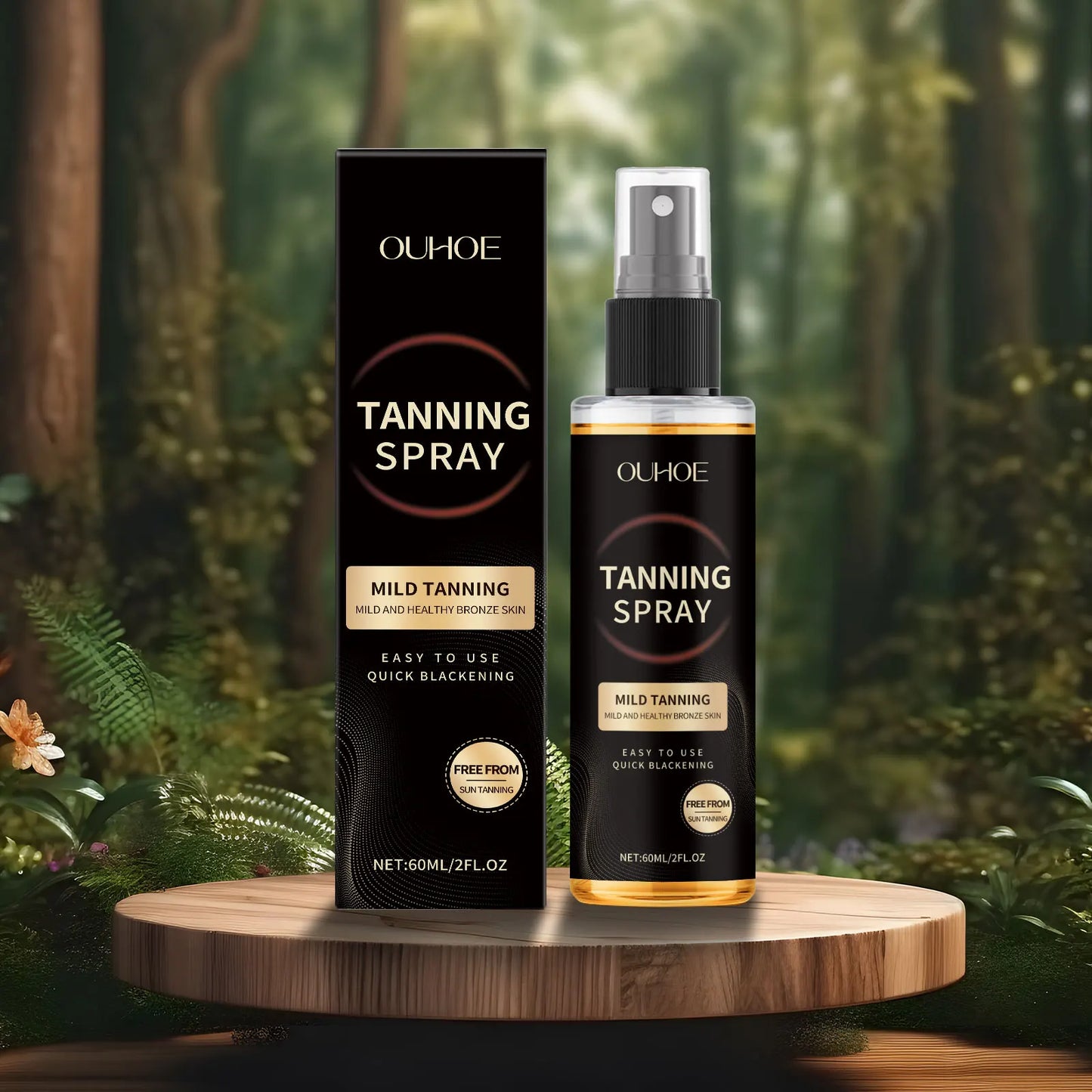 Ouhoe Self Tanning Mist | Sunless Bronzing Spray 60ml