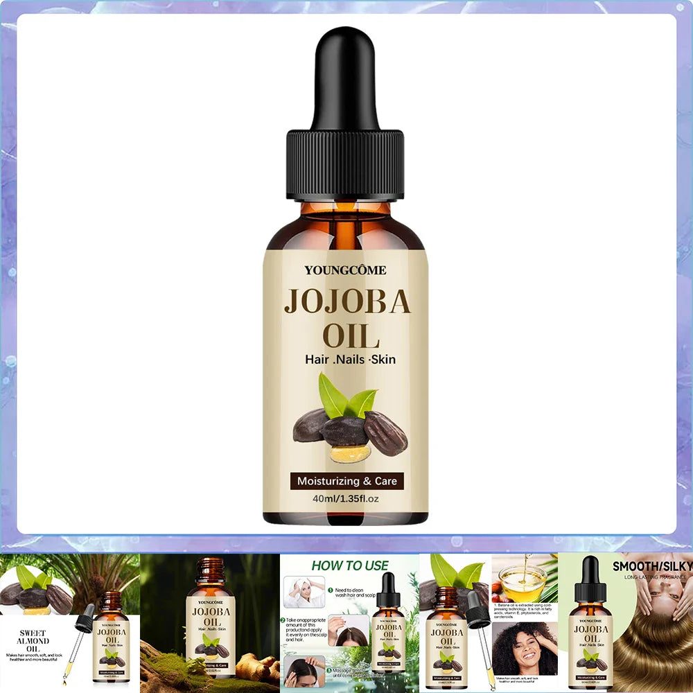 Organic Cold Pressed Jojoba Oil – Face, Hair, Skin & Nails 60ml