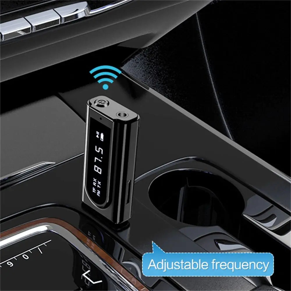 5-in-1 Bluetooth 5.0 FM Transmitter, MP3 Player & AUX Adapter