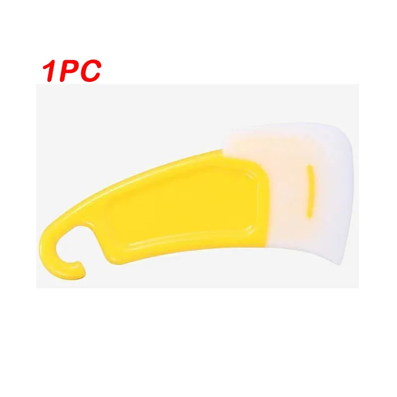 1/2/3Pcs Kitchen Scraper Oil Stain Cleaning Silicone Spatula Cake Baking Pastry Gadgets Dirty Pan Pot Dishes Cleaner Tools Peaceful Pleasures Health and Wellness 1PC