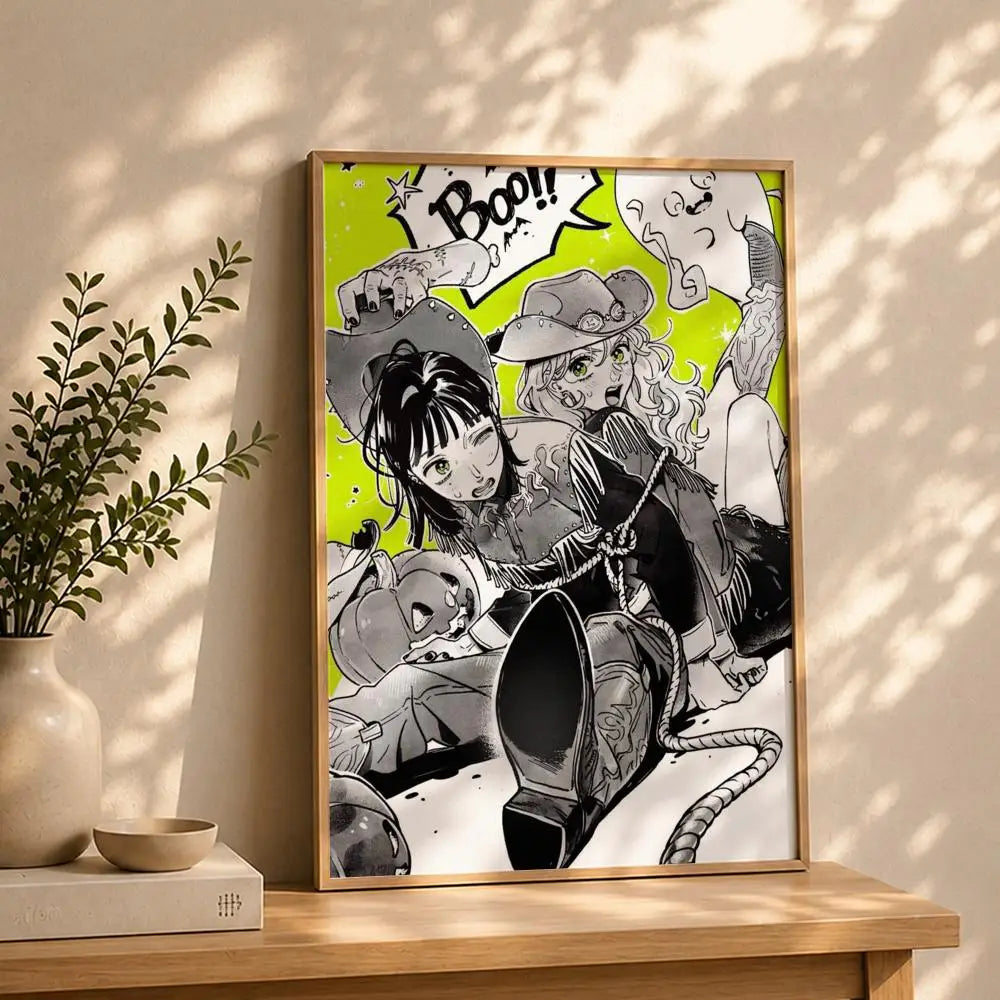 Koga Mitsuki Artist Poster | HD Self-Adhesive Waterproof Wall Art Wall Art Poster Peaceful Pleasures Health and Wellness