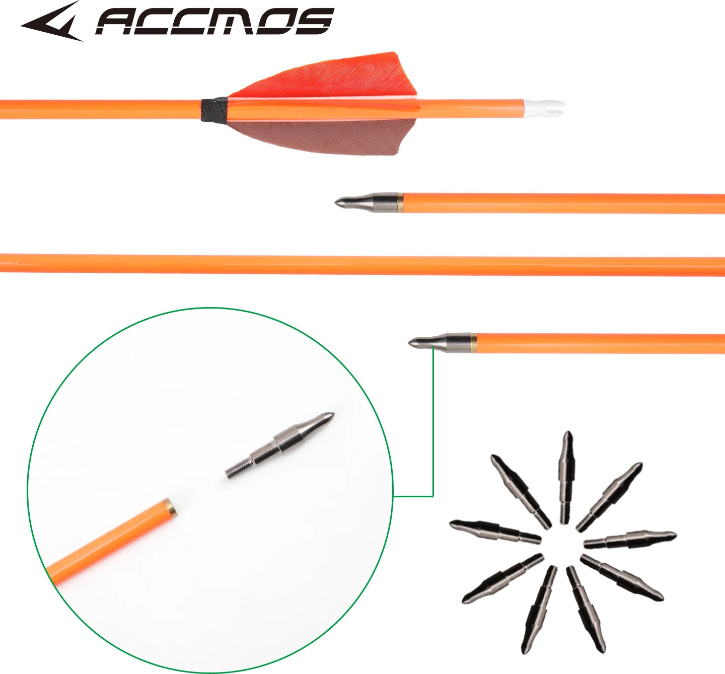 6 12 Mixed Carbon Arrow ID6 OD Sp500 Turkey Feather Archery Hunting