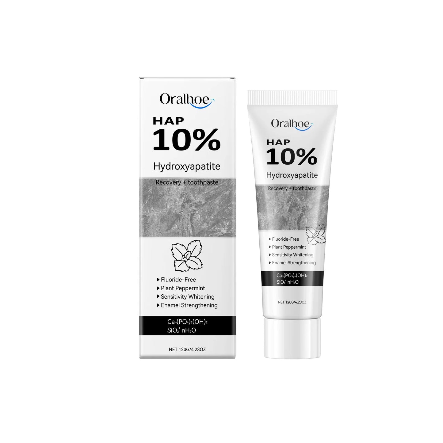 Oralhoe Mint Leaf Brightening Toothpaste – Enamel & Fresh Breath