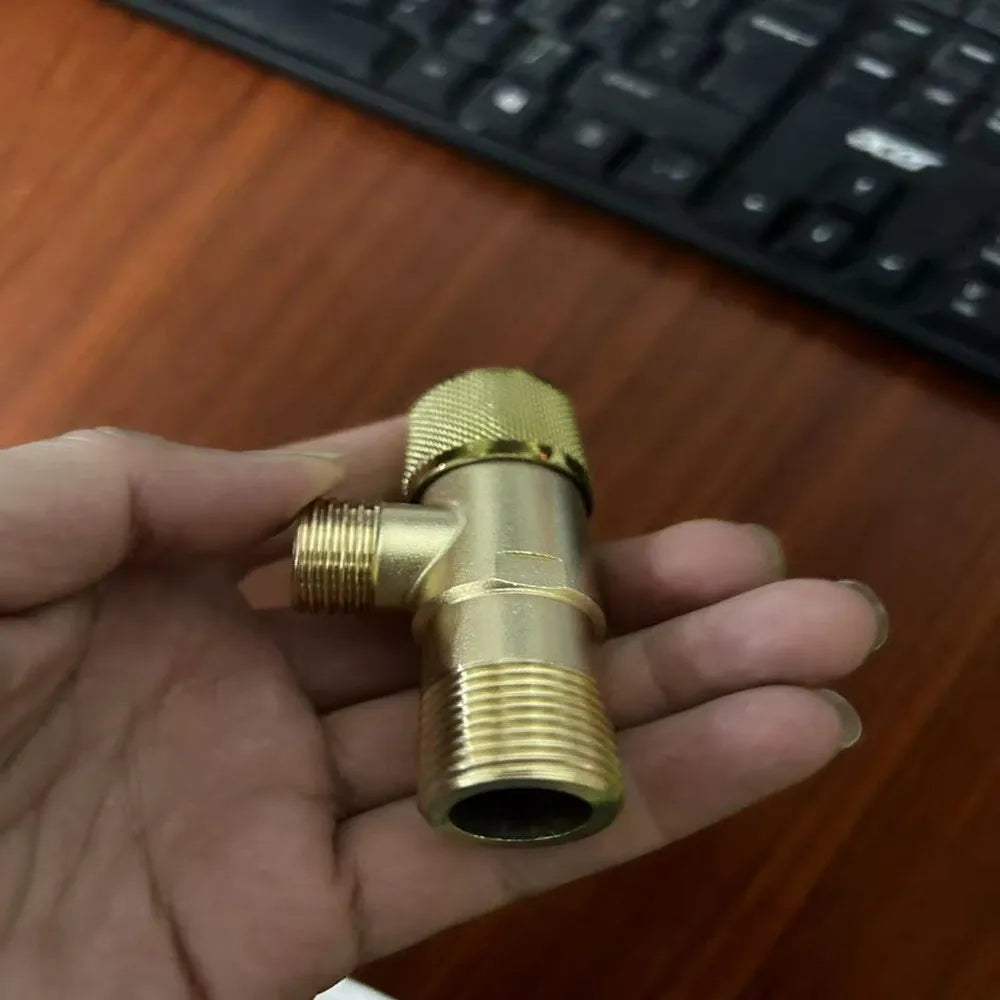 Full Brass Mini Angle Valve | Toilet Shut-Off Inlet Valve