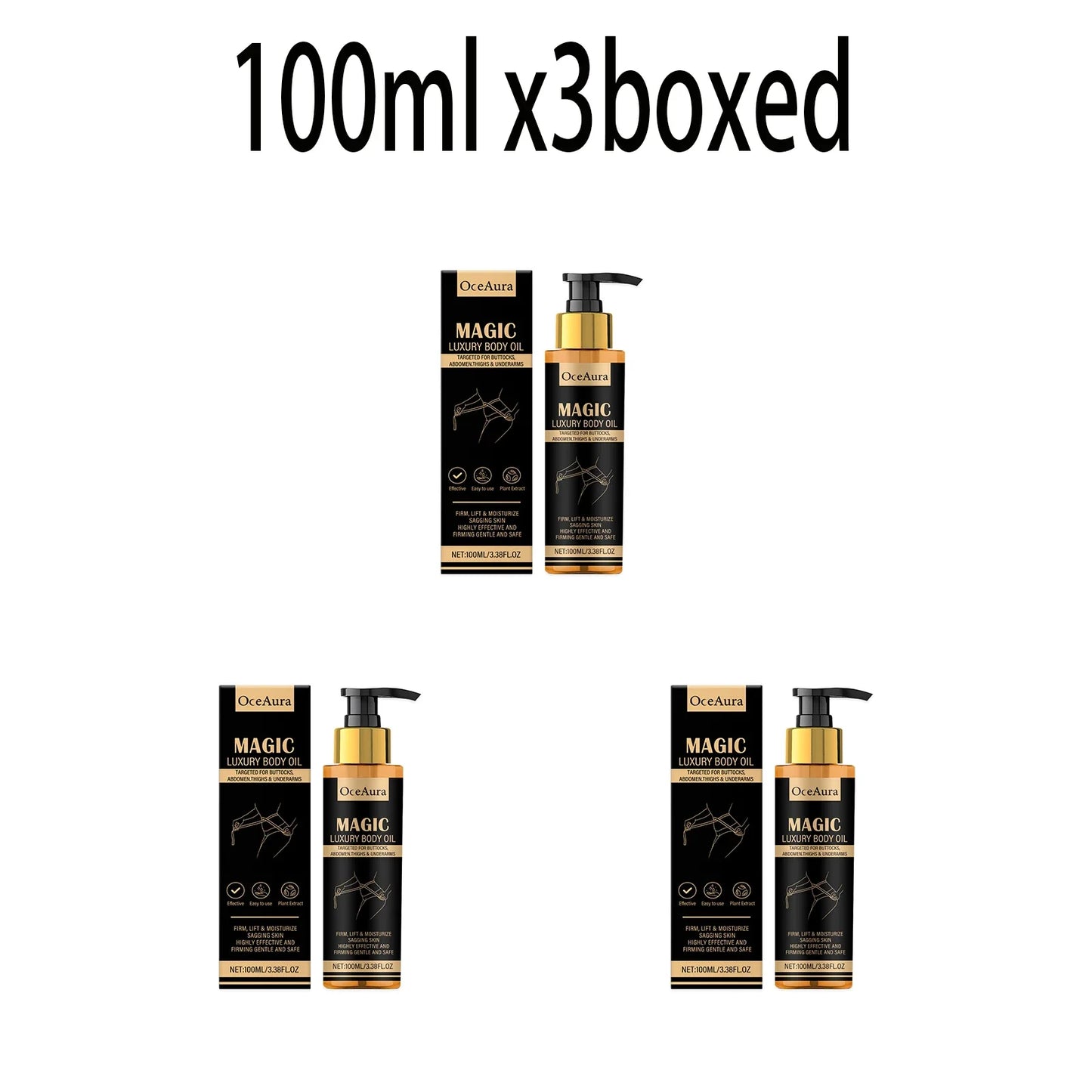 OceAura Firming Body Oil – Moisturizing, Smoothing & Brightening