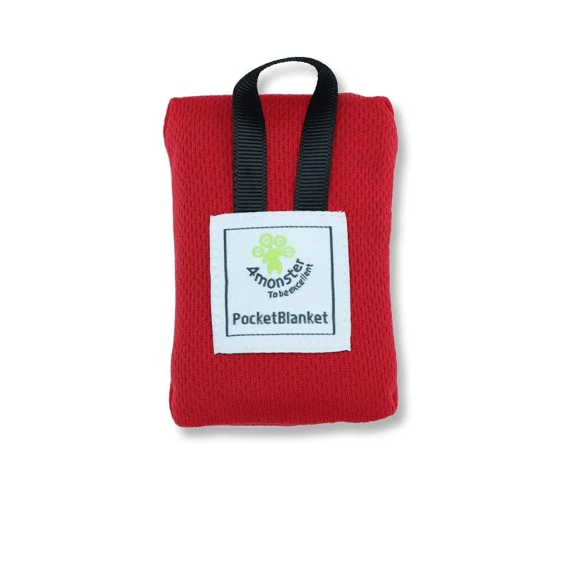 Picnic mat pocket beach mat, waterproof and sand proof, Lightweight folding portable For Travel Hiking Sports Peaceful Pleasures Health and Wellness Red One Seat
