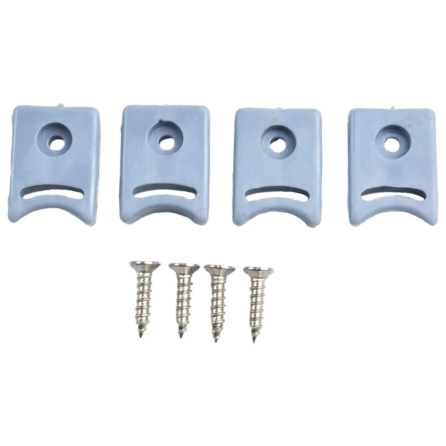 4-Pack Shower Door Pulley Stops & Bumpers | Top & Bottom