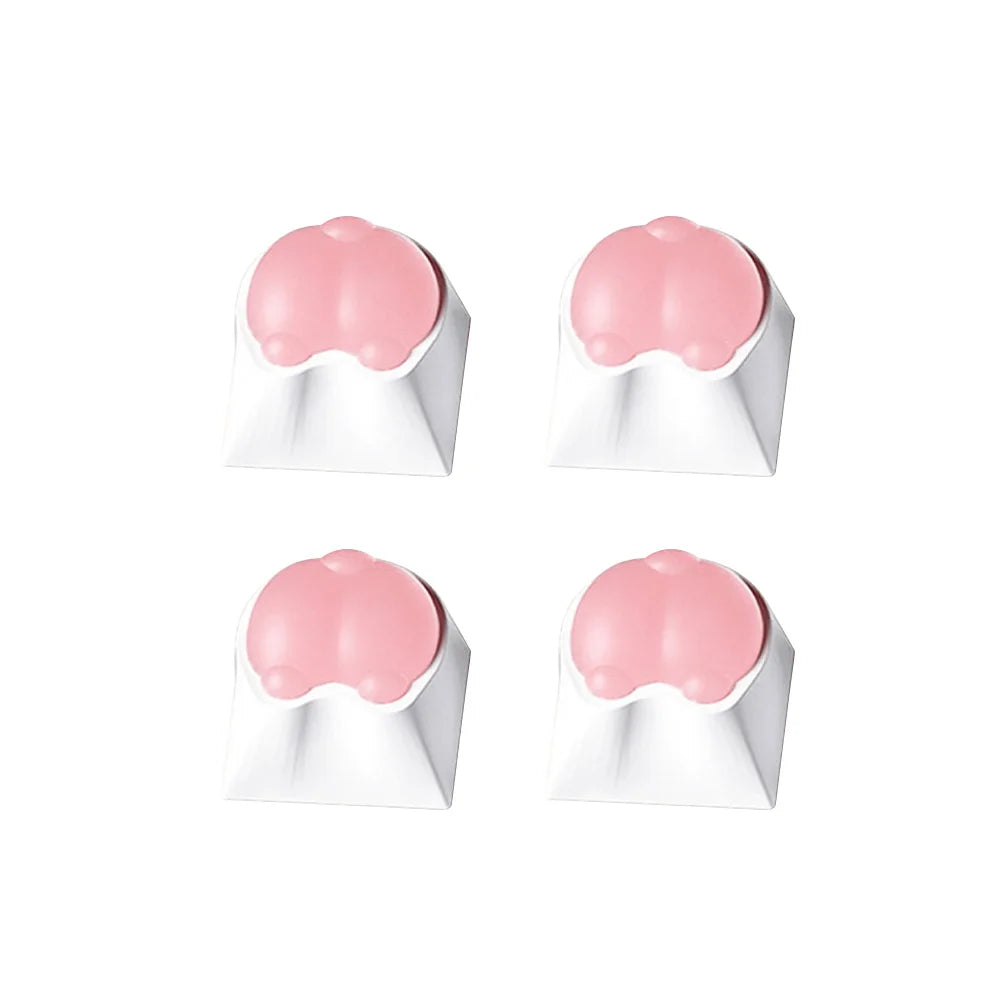 4-Pack 3D Cat Paw Keycaps for Cherry MX Mechanical Keyboards