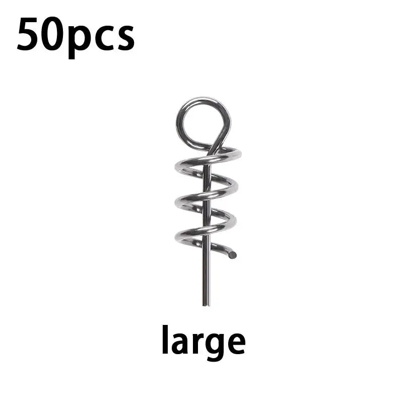 Stainless Steel Fishing Centering Pins Twist Lock 50pcs