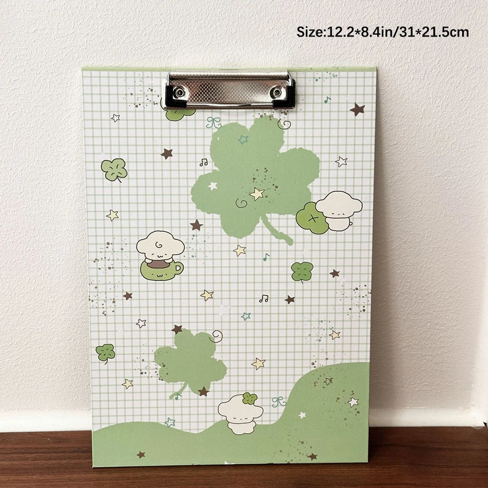 Creative Cartoon Multifunctional Four Leaf Clover A4 Folder Office