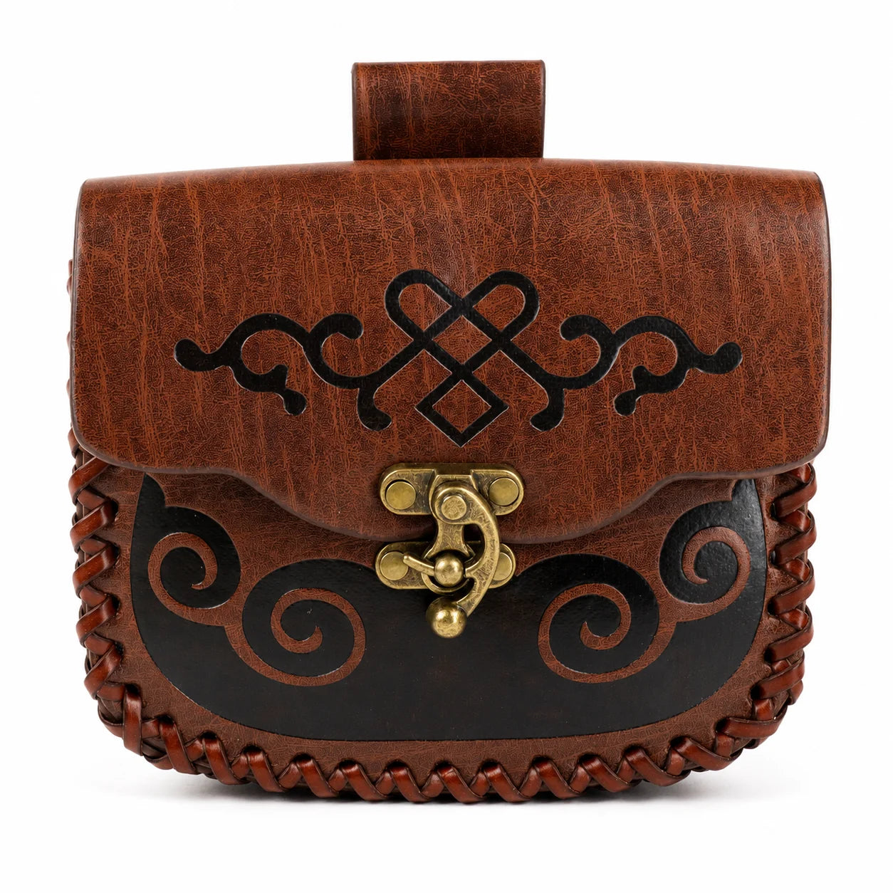 Medieval Leather Belt Pouch Vintage Waist Bag Renaissance Cosplay
