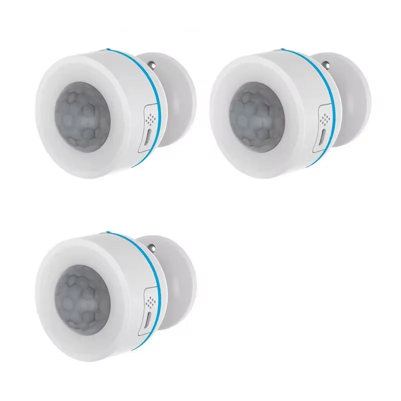 Tuya Matter Thread Smart PIR Motion Sensor Wireless Human Body Motion Infrared Detector Work With HomeKit Alexa Google Home Peaceful Pleasures Health and Wellness 3 pcs matter PIR USB Type-C