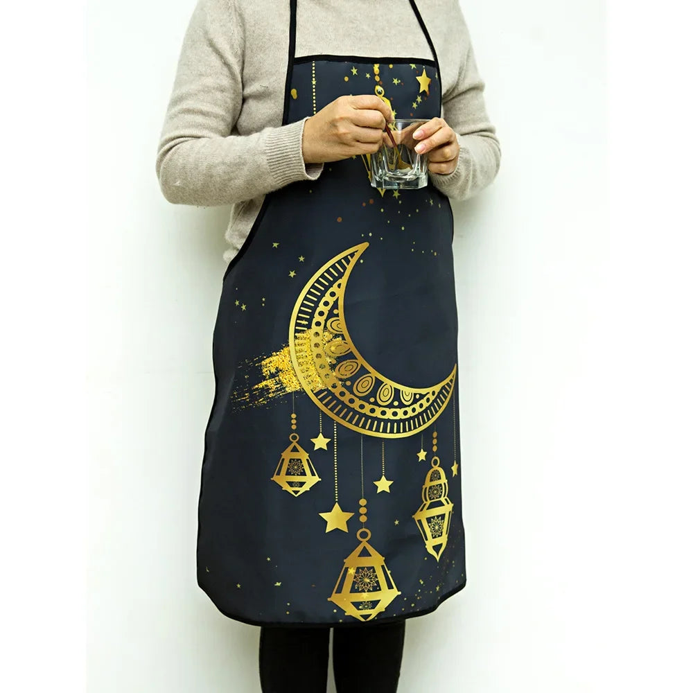 Ramadan Mubarak Kitchen Set – Apron, Oven Mitt & Pot Holder Kitchen Gift Set Peaceful Pleasures Health and Wellness Q