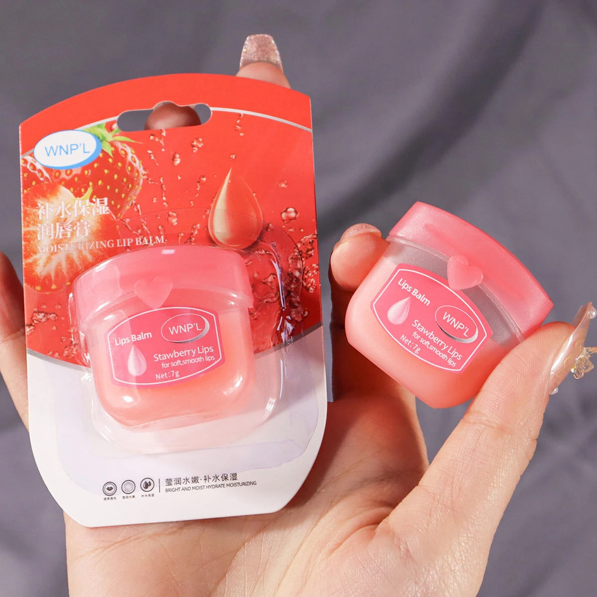 1pcs Moisturizing Lip Balm Set Moisturizing Base Natural Plant Base Moisturizing Crack Lip Care Jelly Moisturizer Peaceful Pleasures Health and Wellness 07