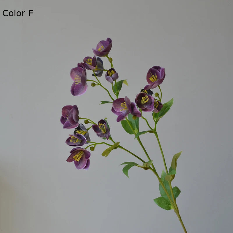 Silk Hellebore Artificial Flower Branch | Wedding & Home Decor