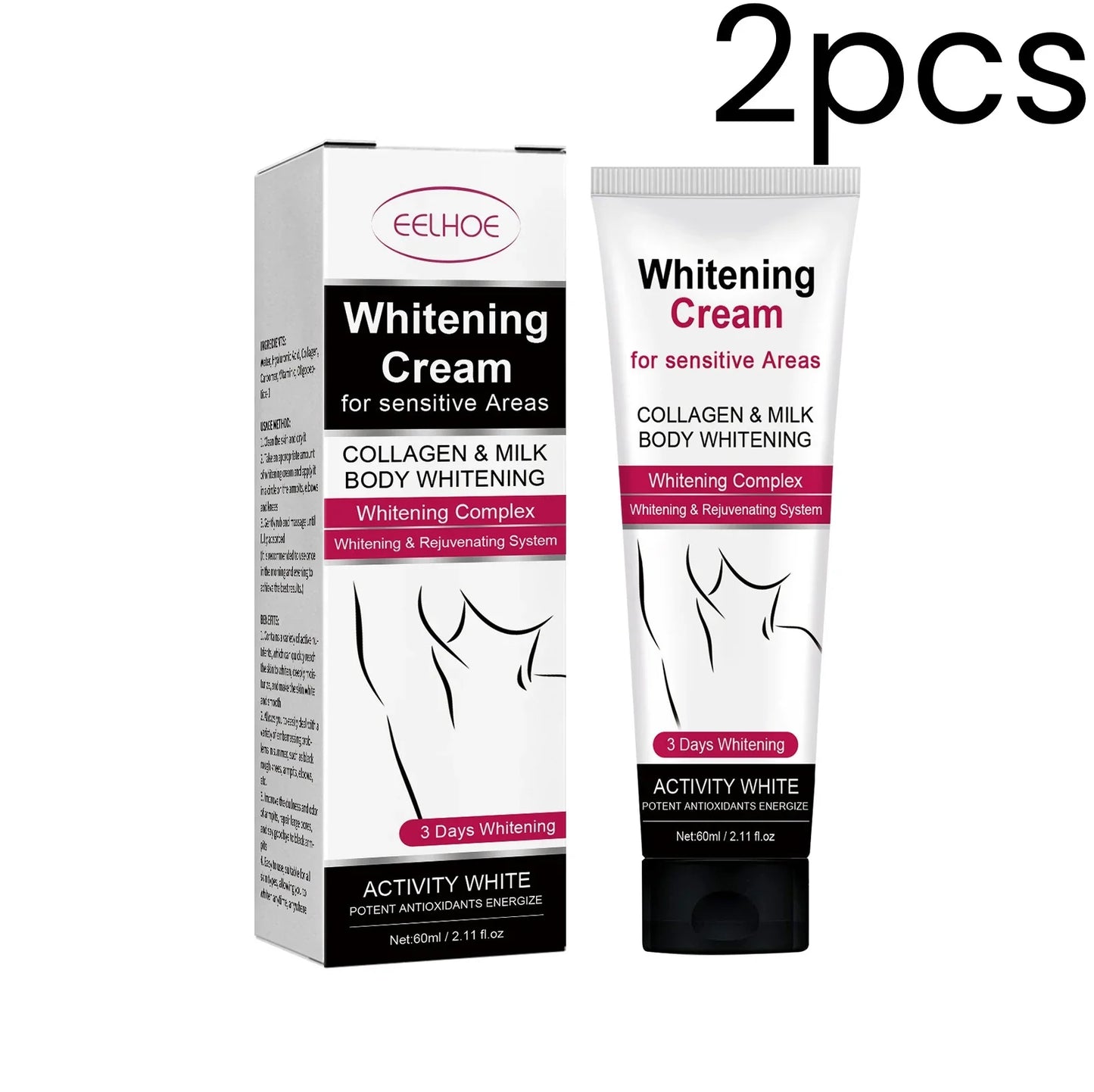 EELHOE Underarm Brightening Cream – Dark Armpit Repair 60ml