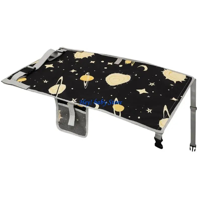 Kids Foldable Airplane Seat Extender & Footrest Pad for Travel