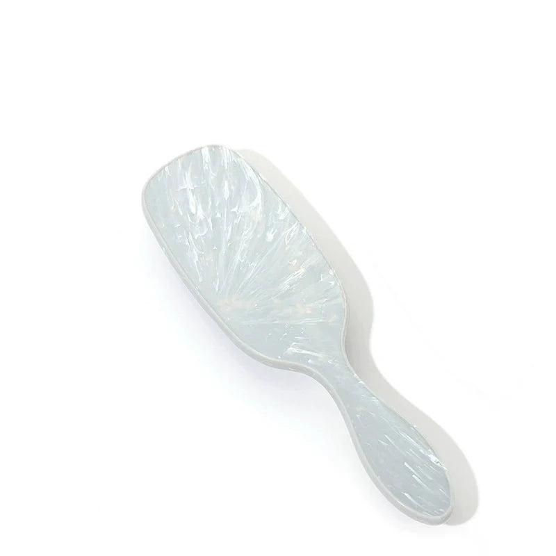 Marble Handle Hair Comb – Scalp Massager & Detangling Brush