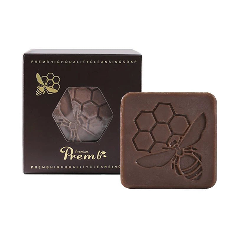 Bee propolis soap, handmade soap, oil removal, moisturizing, moisturizing, suitable for washing face, showering Peaceful Pleasures Health and Wellness Propolis Soap