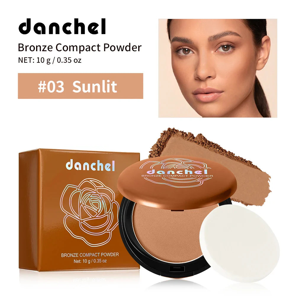 Matte Bronze Pressed Powder – Oil Control Contour Setting