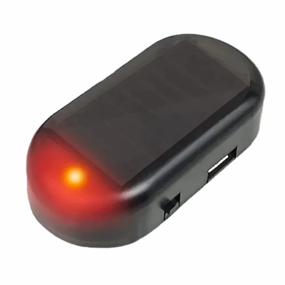 Solar LED Dummy Security Light for Cars – Flashing Deterrent