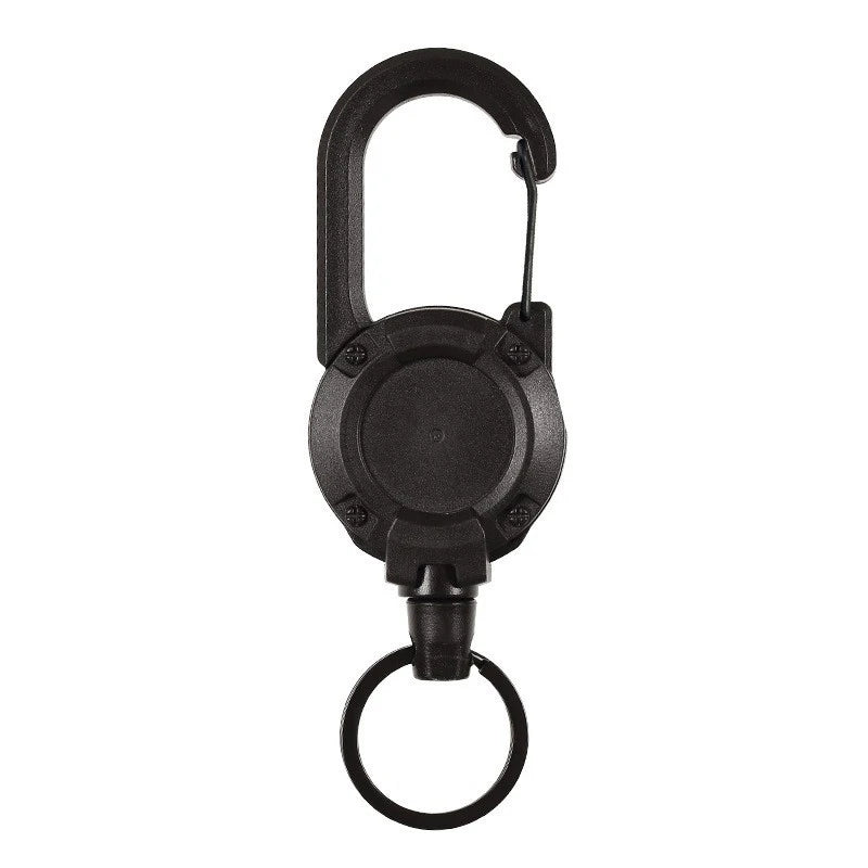 Retractable Tactical Keychain Clip | Anti-Loss Wire Rope