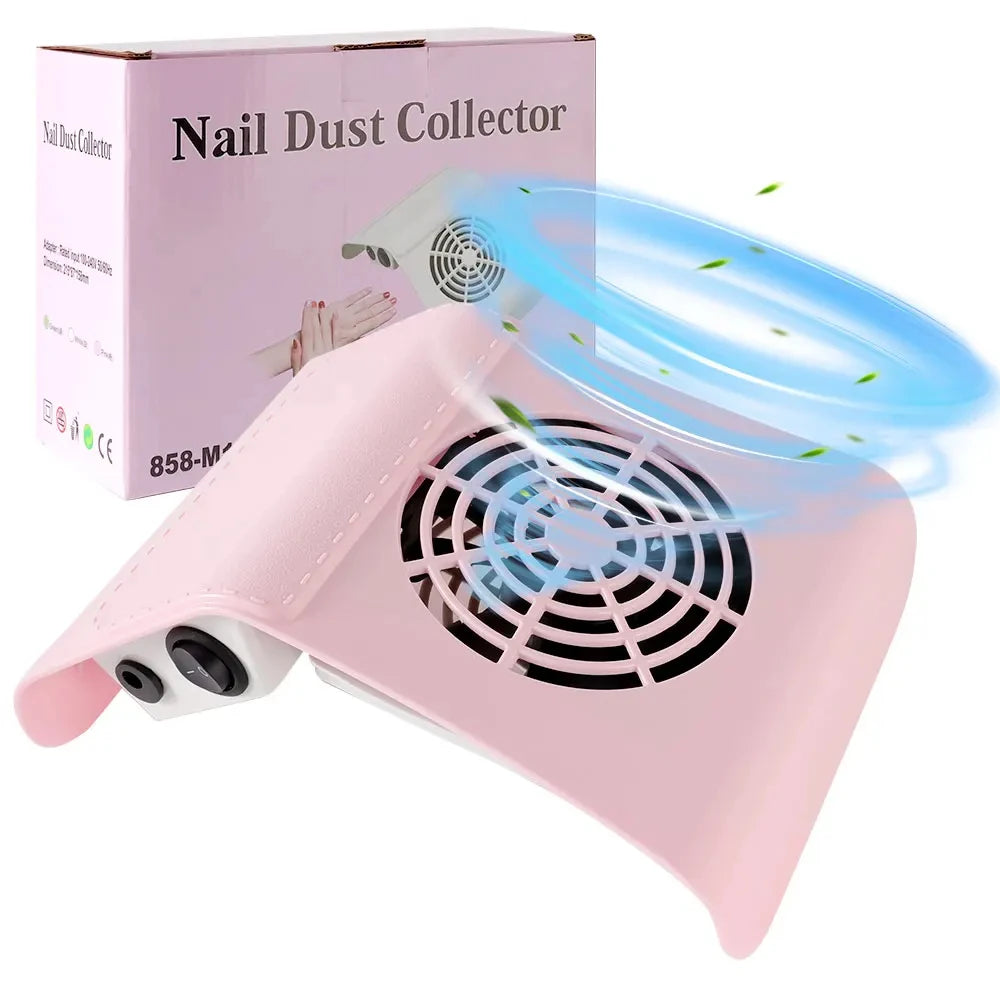 HOMEFISH Nail Dust Collector – Low Noise Manicure Vacuum Fan
