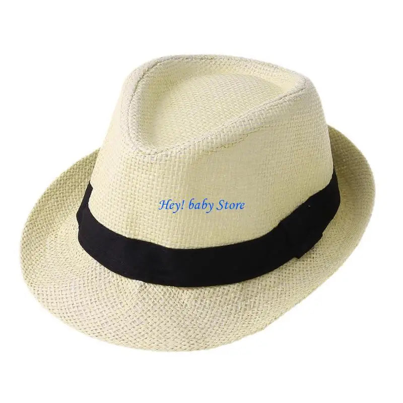 Kids Straw Sun Hat | Beach & Outdoor Cap Boys & Girls