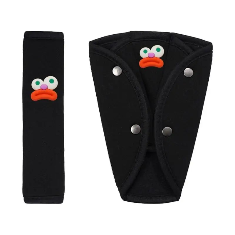 Kids Car Seat Belt Pads – Soft Ice Silk Shoulder Protector 2 Pack