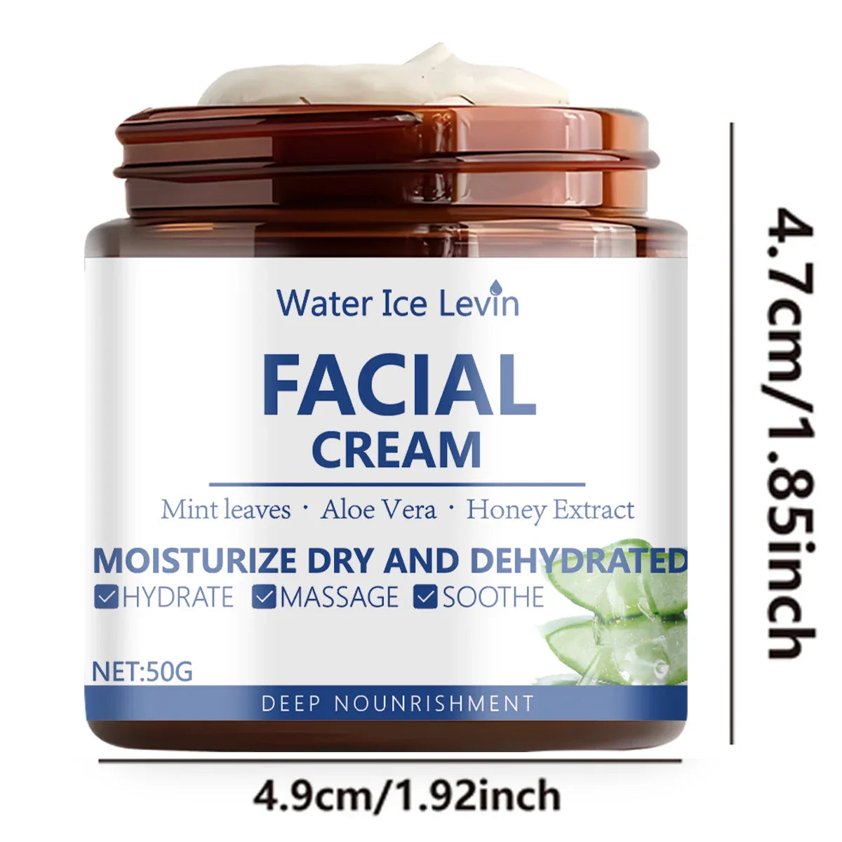 Water Ice Levin Hydra-Lock Facial Cream | Aloe, Honey & Collagen